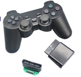tay cầm PS2 không dây 2.4GHz joystik ps2 (4E12.1)