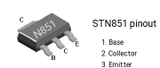 STN851 SOT-223 BJT NPN 150V 5A (2G1.3)