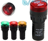 AD16-22SM AC220V đèn báo nguồn có còi