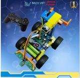 Xe robot gắp vật, cơ chế nâng hạ, điều khiển từ xa dùng tay cầm PS3