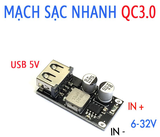 Mạch Sạc Nhanh USB QC3.0