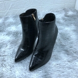 HIGH HEELS BOOTS GAM MÀU BẮT MẮT HOẠ TIẾT VÂN TRĂN CỰC ĐỈNH  B16.HIE