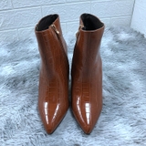 HIGH HEELS BOOTS GAM MÀU BẮT MẮT HOẠ TIẾT VÂN TRĂN CỰC ĐỈNH  B16.HIE