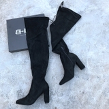OVER KNEE BOOTS MŨI VUÔNG CAO GÓT PHONG CÁCH ÂU MỸ SEXY B2.OVK