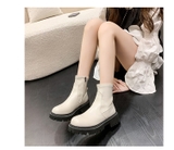 ANKLE BOOS PHONG CÁCH RETRO CỔ ĐIỂN  MŨI TRÒN PHONG CÁCH ANH HOANG DÃ B3.ANK