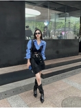 KNEE BOOTS DA DÁNG CAO BỒI PHONG CÁCH ANH MŨI NHỌN THỜI THƯỢNG B4.KNE