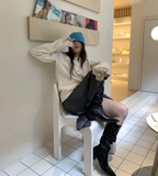 KNEE BOOTS DA DÁNG CAO BỒI PHONG CÁCH ANH MŨI NHỌN THỜI THƯỢNG B4.KNE