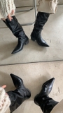 KNEE BOOTS DA DÁNG CAO BỒI PHONG CÁCH ANH MŨI NHỌN THỜI THƯỢNG B4.KNE