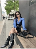 KNEE BOOTS DA DÁNG CAO BỒI PHONG CÁCH ANH MŨI NHỌN THỜI THƯỢNG B4.KNE