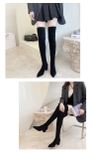 OVER KNEE BOOTS ĐẾ TRỆT ĐƠN GIẢN HIỆN ĐẠI PHONG CÁCH ANH SANG CHẢNH B4.OVK