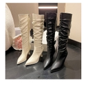 KNEE BOOTS FORM NHĂN DA MỀM MŨI NHỌN B5.KNE