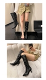 KNEE BOOTS FORM NHĂN DA MỀM MŨI NHỌN B5.KNE
