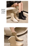 ANKLE BOOTS BASIC PHONG CÁCH PHÁP MŨI NHỌN B1.ANK