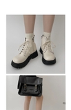 COMBAT BOOTS CHIẾN BINH HÙNG MẠNH ĐÂY ĐAI CHÉO, KHOÁ KÉO BÊN HÔNG B1.COM