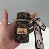 FASHION ACCESSORIES | MÓC CHÌA KHOÁ LV DA PU SANH CHẢNH ĐỰNG SON MÔI   F1.ACC