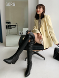 FANTACY BOOTS DÁNG ÔM CHÂN OUTCUT CHỮ V  SIÊU PHẨM THỜI TRANG B3.FAN