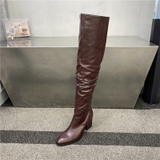 FANTACY BOOTS ĐÙN PHONG CÁCH CHÂU MỸ RETRO  MŨI  ĐẦU TRÒN THỜI THƯỢNG B2.FAN