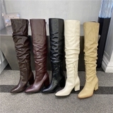 FANTACY BOOTS ĐÙN PHONG CÁCH CHÂU MỸ RETRO  MŨI  ĐẦU TRÒN THỜI THƯỢNG B2.FAN