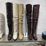 FANTACY BOOTS ĐÙN PHONG CÁCH CHÂU MỸ RETRO  MŨI  ĐẦU TRÒN THỜI THƯỢNG B2.FAN