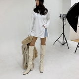 FANTACY BOOTS ĐÙN PHONG CÁCH CHÂU MỸ RETRO  MŨI  ĐẦU TRÒN THỜI THƯỢNG B2.FAN