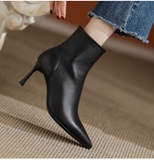HIGH HEELS BOOTS PHONG CÁCH PHÁP THANH LỊCH  MŨI NHỌN  B2.HIE