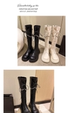 KNEE BOOTS ỐNG REN PHONG CÁCH HIỆP SĨ/ KỴ BINH B1.KNE