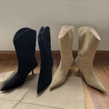 UNDER KNEE BOOTS NGANG BẮP CHÂN MŨI VÀ GÓT NHỌN SANG CHẢNH B1.UNK