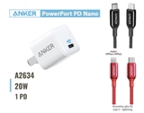 Bộ sạc nhanh Anker 20W PD Powerline +iii cho iPhone/iPad
