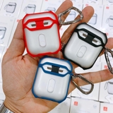 Case nhựa viền cao su chống sốc Airpods 1/2 chính hãng XUNDD