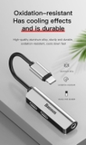 Bộ chuyển cổng Lightning sang Dual Lightning + Audio AUX 3.5mm Baseus L52 cho iPhone/ iPad