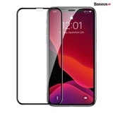 Bộ 02 kính cường lực full màn hình cho iPhone 12 Series Baseus 0.23mm Curved-screen Tempered Glass Protector (02 Pcs/set, PET Soft Edge, Crack-resistant edges )