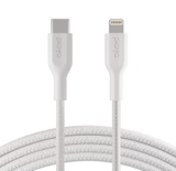 Cáp sạc nhanh Belkin Braided MFi C to Lightning 2 Mét