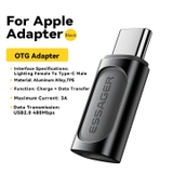 Bộ chuyển đổi Essager OTG lightning to usb c & type c to lightning