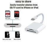 Đầu Đọc Thẻ Nhớ SD, Micro SD cho iPhone Lightning