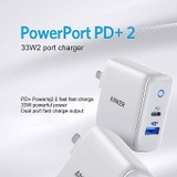 Củ sạc 33W Anker Powerport PD+ 2 A2626