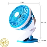 Quạt Sạc Kẹp Bàn Siêu Mát ML -F168