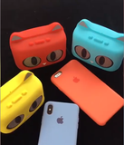 Loa Bluetooth Mini Mèo Vuông