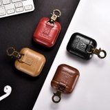 Bao da cao cấp có móc cho Airpods Icarer