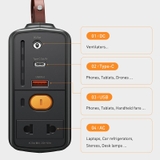 Bộ kích nguồn ô tô Baseus BS-CN02 Reboost Jump Starter với nguồn điện lưu trữ di động 220V / 100W (CN + EU)