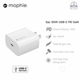 Củ sạc nhanh Mophie PD 30W USB-C GaN