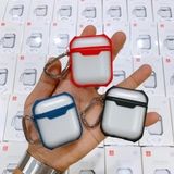 Case nhựa viền cao su chống sốc Airpods 1/2 chính hãng XUNDD