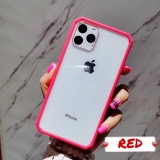 Ốp iPhone viền màu lưng kính Basic case