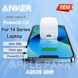 Củ Sạc Anker 313 GAN 30w IQ3.0/PD/PPS A2639