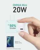 Củ sạc nhanh Aukey Ultra Minima 20W PD PA-B1