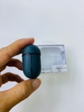 Case da trơn xanh midnight cao cấp cho Airpods Pro