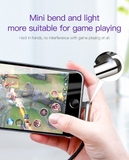 Cáp sạc nhanh gập 90 độ Baseus Sharp Bird Lightning cho iPhone/ iPad (Metal MVP Elbow Mobile Game Cable)