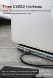 Hub chuyển đa năng 10 in 1 Baseus Enjoyment Series Type C dành cho Smartphone/ Laptop/ Macbook