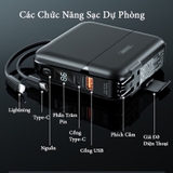 Củ sạc kiêm sạc dự phòng 15000mAh Remax RPP-20