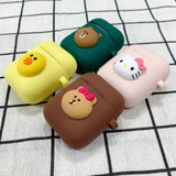 Case silicone in hình 3D cho Airpods 1/2