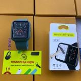 Combo ốp full apple watch và dây xanh pine green